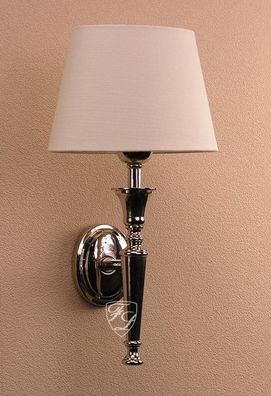 Wandleuchte Wandlampe Klassische Rokoko Shabby Chic Barock Lampe Antik Op. Chrom