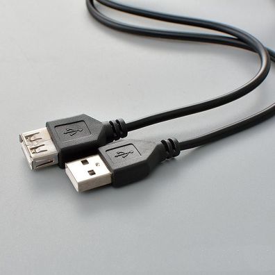 Stecker zu Buchse 1 m Datensynchronisation USB 2.0 Verlängerungskabel