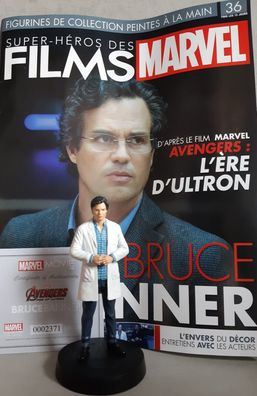 MARVEL MOVIE Collection #36 Bruce Banner Figurine (Avengers: Age of Ultron) Figurine