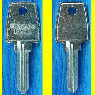 Schlüsselrohling Börkey 1706 L für verschiedene Eurolocks, L + F, Sonesto