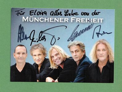 Münchener Freiheit (deutsche Musikgruppe aus München) - persönlich signiert