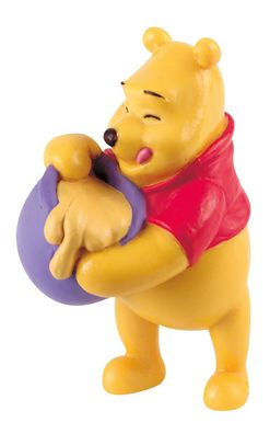 Bullyland 12340 Winnie the Pooh Spielfigur Winnie Pooh mit Honigtopf 6,7cm NEU