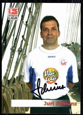 Juri Schlünz Hansa Rostock 2003-04 1. Karte Original Signiert + A 83758