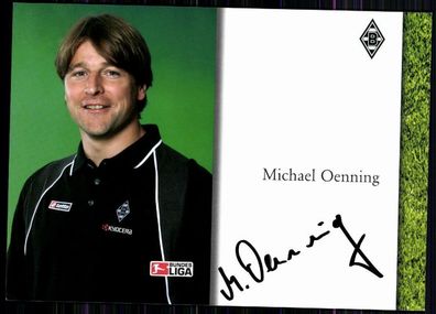 Michael Oenning Borussia Mönchengladbach 2004-05 2. Karte Original + A 83539