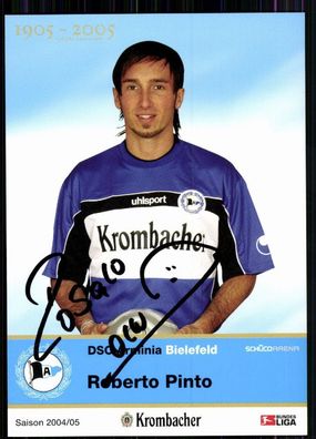 Roberto Pinto Arminia Bielefeld 2004-05 Original Signiert + A 83575