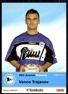 Vanco Trajanov Arminia Bielefeld 2004-05 Original Signiert+ A 83573