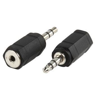 Klinkenadapter Audio Adapter 3,5mm Stereo Klinke Stecker > 2,5mm Buchse Kupplung