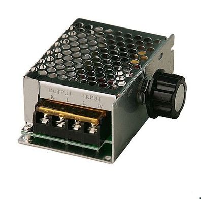 Drehzahlregler 4000 Watt, 230V/ AC Motor Speed Controller im Metallgehäuse, 1St.