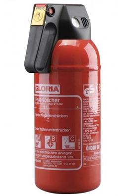 Gloria P2GM - Dauerdruck Feuerlöscher (ABC) mit Kfz.-Halter; frostsicher; EN3; 4LE