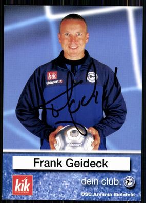 Frank Geidecke Arminia Bielefeld 2002-03 Original Signiert + A 83969