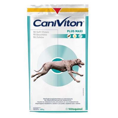 Vetoquinol Caniviton plus MAXI 30 Stück Ergänzungsfuttermittel für Hunde & Katzen