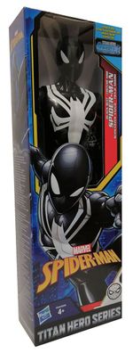 Hasbro Marvel Spider-Man E2344 Black Suit Spider Titan Hero Series Power FX