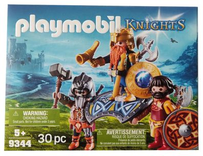 Playmobil 9344 - Knights - Zwergenkönig mit Rittern und Zubehör, Spielfiguren
