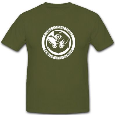 Polish Combat Divers Polnische Kampfschwimmer Wappen Abzeichen - T Shirt #4531