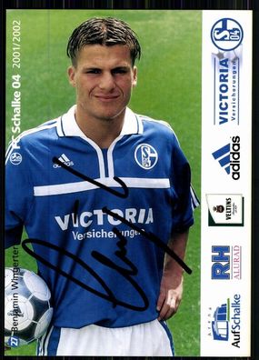 Benjamin Wingerter FC Schalke 04 2001-02 Original Signiert + A 84340