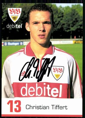 Christian Tiffert VfB Stuttgart 2000-01 Original Signiert + A 84693