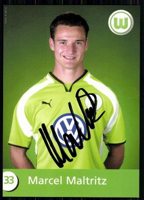Marcel Maltritz VFL Wolfsburg 2000-01 Autogrammkarte Original Signiert + A 84554