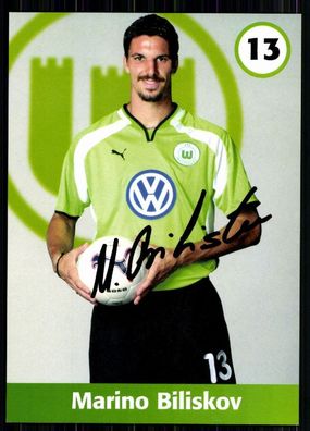 Marino Biliskov VFL Wolfsburg 2001-02 Autogrammkarte Original Signiert + A 84525