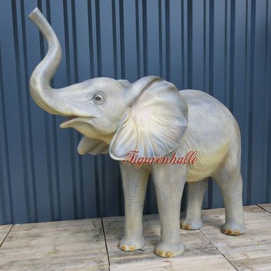 Junger Elefant Deko Dekofigur Figur Statue Skulptur Wildtiere Tiere Afrike Zoo