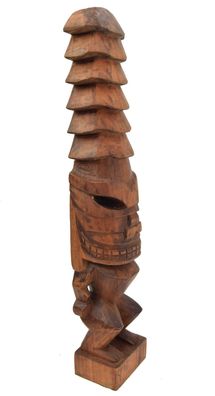 Tiki Figur aus Holz 60cm Hawaii Maui Design Dekoartikel