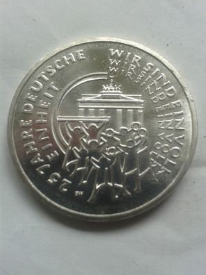 Original 25 euro 2015 A (Berlin) BRD Deutschland 25 Jahre Deutsche Einheit