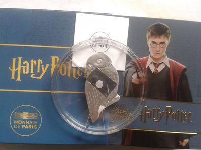 Original 10 euro 2021 PP Frankreich Harry Potter Eule Hedwig 22,2g 999er Silber