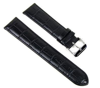 Abeler & Söhne Uhrenarmband Leder 22mm schwarz AS72333245 AS2001