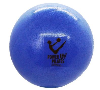 PowerUp Pilates Soft Ball BLAU &Oslash; 30 cm Yoga Sport Fitness Pilatesball