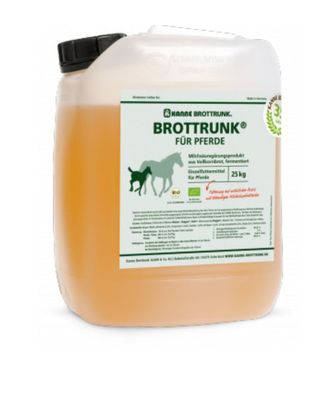 Kanne Bio Brottrunk 25 Liter probiotisch Verdauung Darmsanierung Pferde