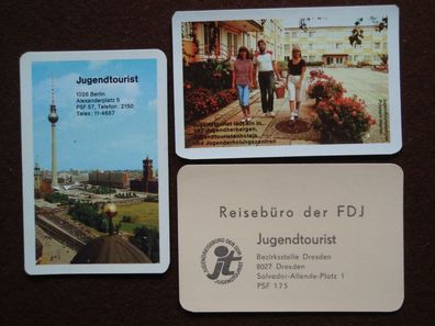 3 DDR Taschenkalender FDJ Jugendtourist Dresden Berlin Potsdam - Werder 1983/84