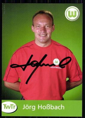 Jörg Hoßbach VFL Wolfsburg 2000-01 Autogrammkarte Original Signiert + A 84556