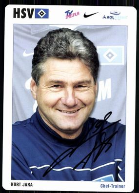Kurt Jara Hamburger SV 2001-02 Autogrammkarte Original Signiert + A 84506