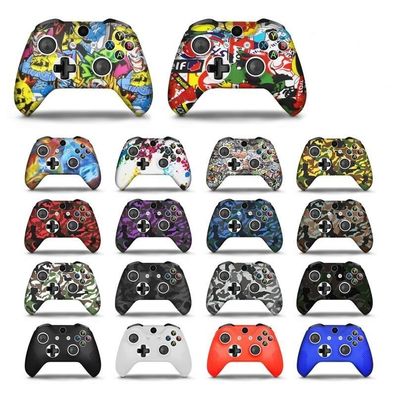 Für xbox-one xs controller-gamepad camo silikon-abdeckung-gummi-haut griff-fall,