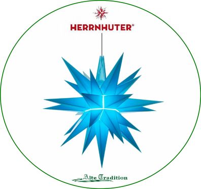 Herrnhuter Stern Sommerstern 13 cm Sterne blau inkl. LED Dekorationsstern