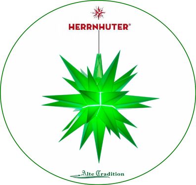Herrnhuter Stern Sommerstern 13 cm Sterne grün inkl. LED Dekorationsstern