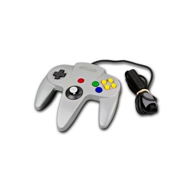 Original N64 Controller Unausgeleiert - Farbe grau