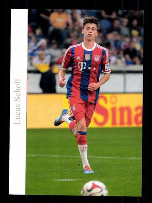 Lucas Scholl Autogrammkarte Bayern München II 2014-15