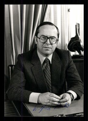 Wilfried Martens (1936-2013) Premierminister Belgien Original Signiert + G 32240