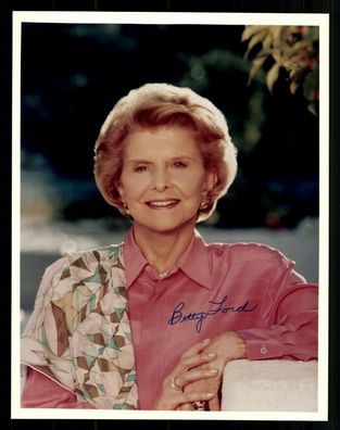 Betty Ford (1918-2011) Ehemalige First Lady der USA 1974-1977 Orig Sign+ G 32111
