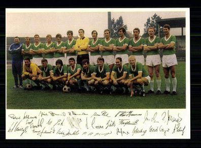 Werder Bremen Mannschaftskarte 1970-71