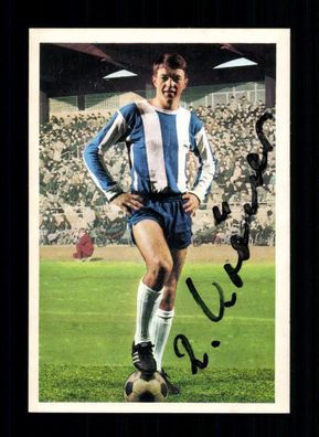 Rudolf Kröner Hertha BSC Berlin Bergmann Sammelbild 1968/69 Original Signiert