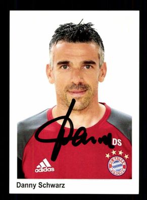 Danny Schwarz Autogrammkarte Bayern München Amateure 2016-17 Original Signiert