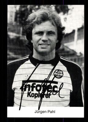 Jürgen Pahl Autogrammkarte Eintracht Frankfurt 1983-84 Original + A 216224
