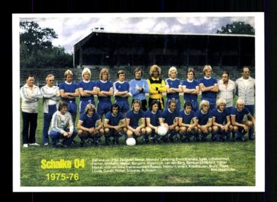 FC Schalke 04 Mannschaftskarte 1975-76