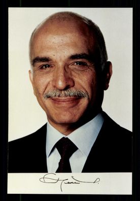 Hussein I. (1935-1999) Präsident von Jordanien Original Signiert + G 32110