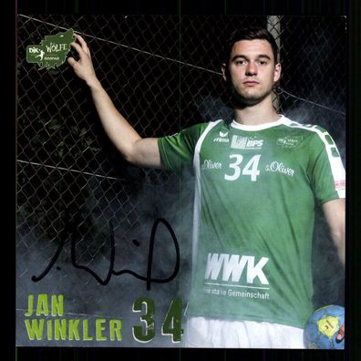 DJK Wölfe Rimpar Autogrammkartensatz 7 Karten Original Sign. Handball ## G 32987