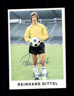 Reinhard Dittel Hannover 96 Bergmann Sammelbild 1975-76 Original Sign + A 59528