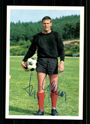 Josef Stabel 1 FC Kaiserslautern 1967-68 Bergmann Sammelbild Original Signiert