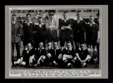 1 FC Nürnberg Mannschaftskarte Deutscher Meister 1924 TOP
