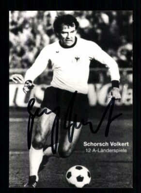 Georg Volkert Autogrammkarte DFB Nationalspieler 70er Jahre Orig + 55350 + A 68307
